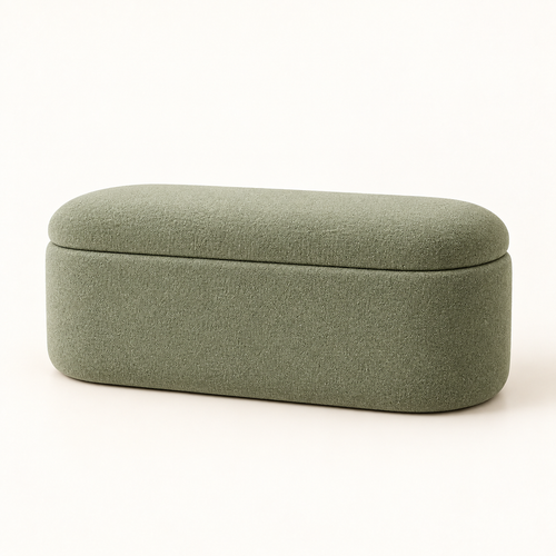 Moss Arc Upholstered Bench