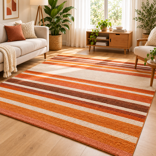 Mira Wave Tufted Area Rug